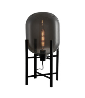 Lampada da terra portatile Maversa Vetro, lega metallica Nero, specchio grafite