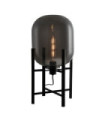 Maversa portable floor lamp Glass, metal alloy Black, graphite mirror