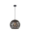 Suspension Hilo Acier Noir