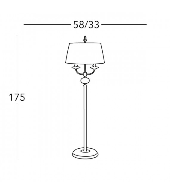 ASCOT Floor Light 2 lights - 4