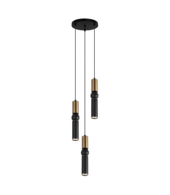 Isidora Pendant Steel, Black Aluminum, Antique Bronze