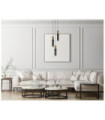 Isidora Pendant Steel, Black Aluminum, Antique Bronze