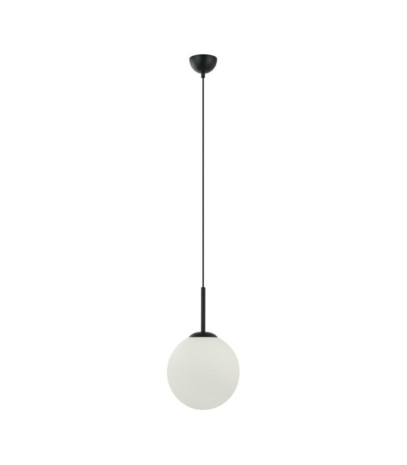 Suspension Deore Verre,Acier Blanc, Noir