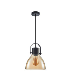 Darlena Pendant Black Steel