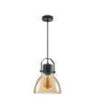 Darlena Pendant Black Steel