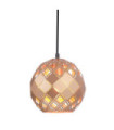 Suspension Paulela Verre,Acier Or