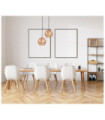 Paulela Pendant Glass, Steel Gold