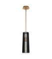 Suspension Kichler Acier Noir et laiton naturel