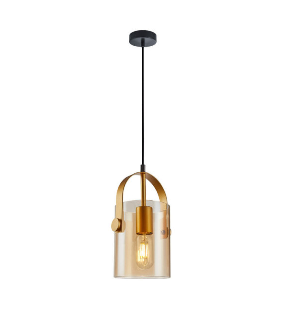 Suspension Nanesma Verre,Acier Or