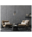 Suspension Nanesma Verre,Acier Noir