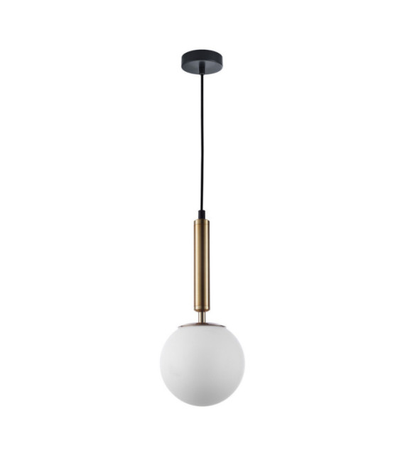 Suspension Ravena Verre,Acier Laiton