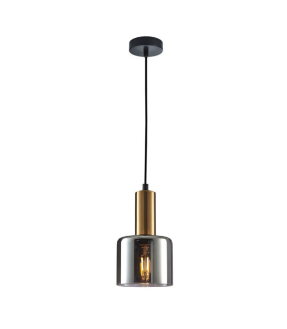 Suspension Santia Verre,Acier Cuivre