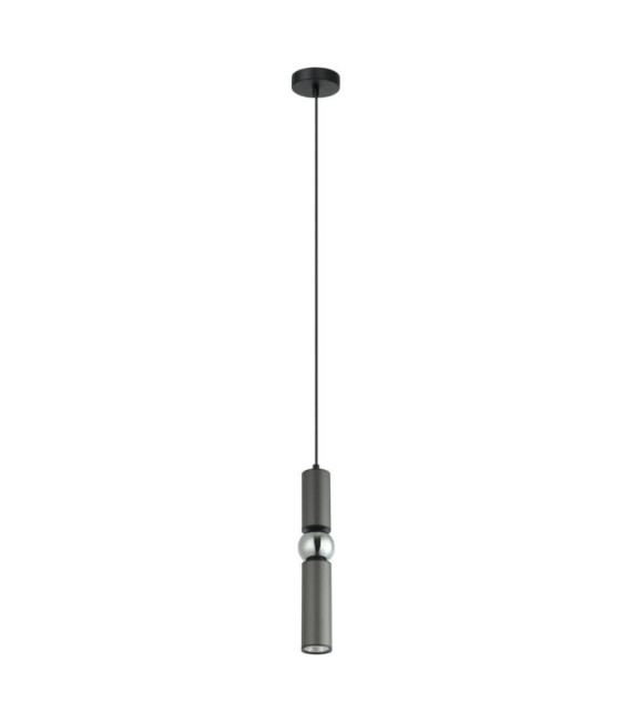 Suspension Isidora Acier,Aluminium Chrome, Noir, Gris