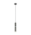 Isidora Pendant Steel, Aluminum Chrome, Black, Gray