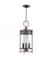 plafonnier ventilateur vintage 2 ampoules e27 max 60w brun patiné