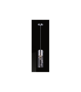 Suspension Cordell Verre,alliage métallique Chrome