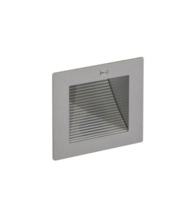 Moderne Außenwandleuchte aus Aluminium in Silber