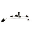 Davis Ceiling Light Black Steel