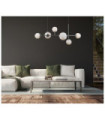 Suspension Vailante Verre,acier,aluminium Chrome
