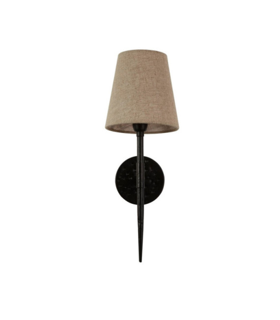 Applique murale Gothic Acier doux,tissu Noir