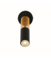 Merrygold spotlight Mild steel Amber, Matt black