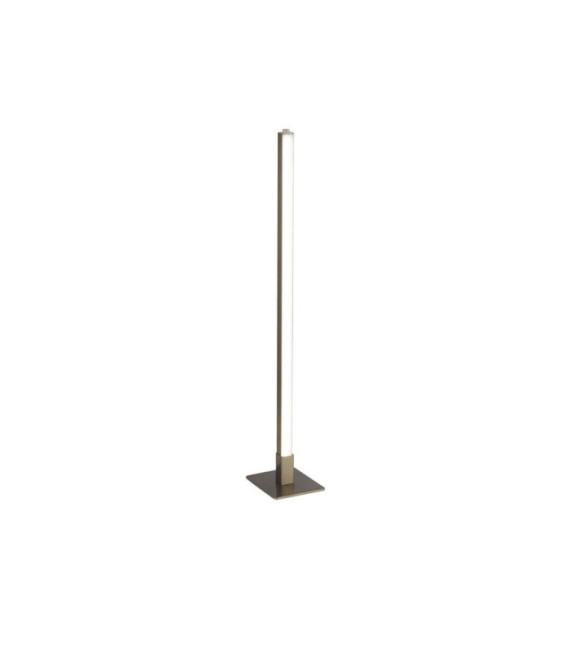 Lampe de table LED Tribeca Acier doux,aluminium Blanc, argent satiné
