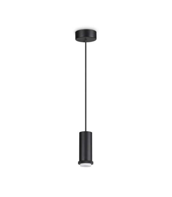 Lampada a sospensione MIX Metallo, PVC nero
