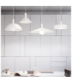 Suspension MIX Métal,PVC Blanc