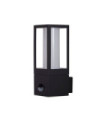 Applique murale extérieur Avenue Aluminium,polycarbonate Noir