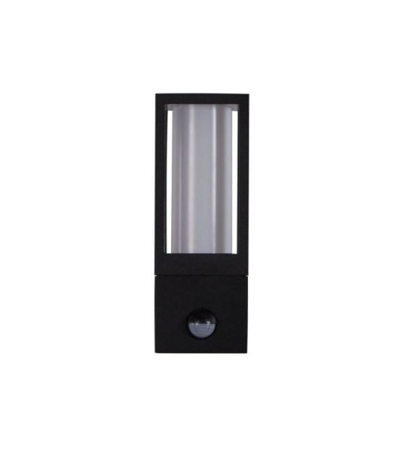 Avenue exterior wall light Aluminum, polycarbonate Black