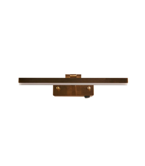Lampada per quadri Corfu Acciaio dolce, alluminio Ottone