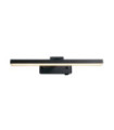 Corfu picture light Mild steel, aluminum Black