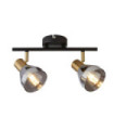 Westminster spotlight Mild steel Black, Satin brass, Smoked