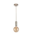 Pendant Lamp Pendant Mild Steel Satin Silver