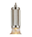 Pendant Lamp Pendant Mild Steel Satin Silver