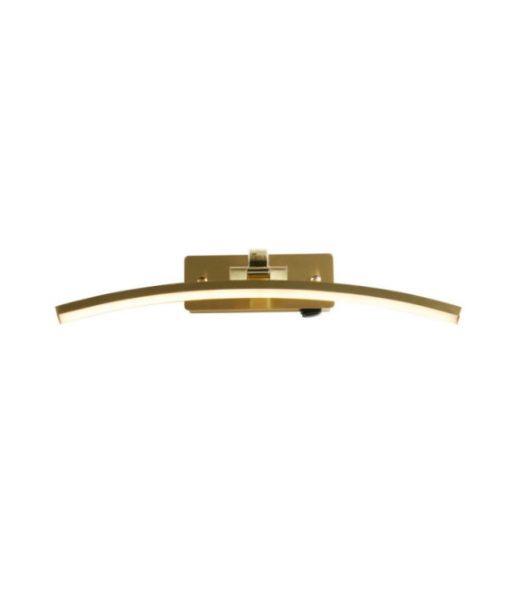 Lampada per quadri Santorini Acciaio dolce, alluminio Ottone