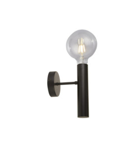 Dulwich wall light Mild steel Matt black