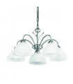 plafonnier ventilateur vintage 2 ampoules e27 max 60w brun patiné