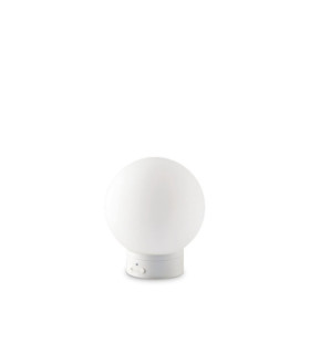 Lampe de table extérieur SUN Verre,Métal Blanc