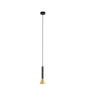 Suspension Signal Acier doux Or, Noir