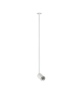 GALILEO Spotlight Metall, weißes Aluminium