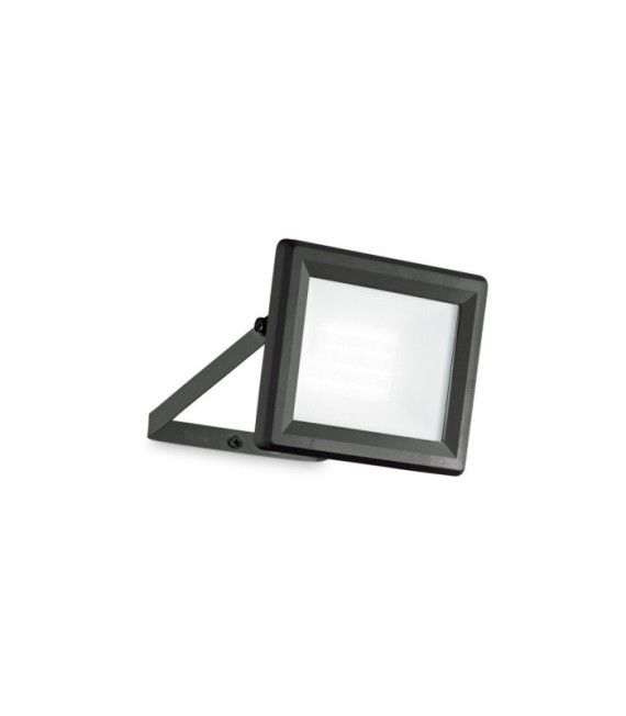Lámpara de pie LED para exterior Vidrio, Metal, Aluminio Negro