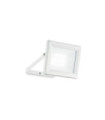 Lampe sur pied extérieur LED Verre,Métal,Aluminium Blanc