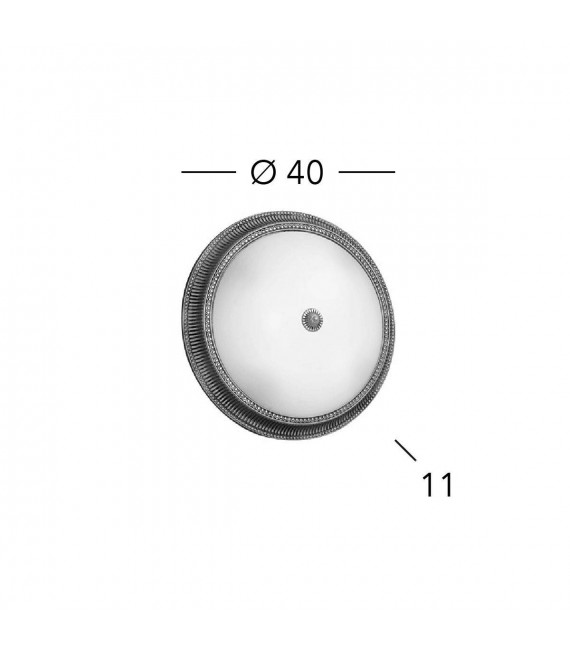 Plafoniera classica MILORD cromata 3 lampadine