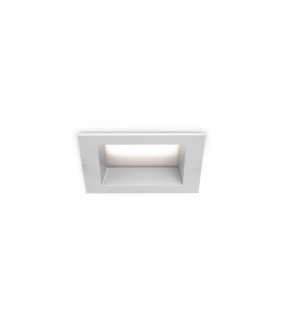 Downlight empotrable Basic Plástico, Aluminio Blanco Mate