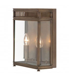 Lampada da parete Guildhall, bronzo scuro