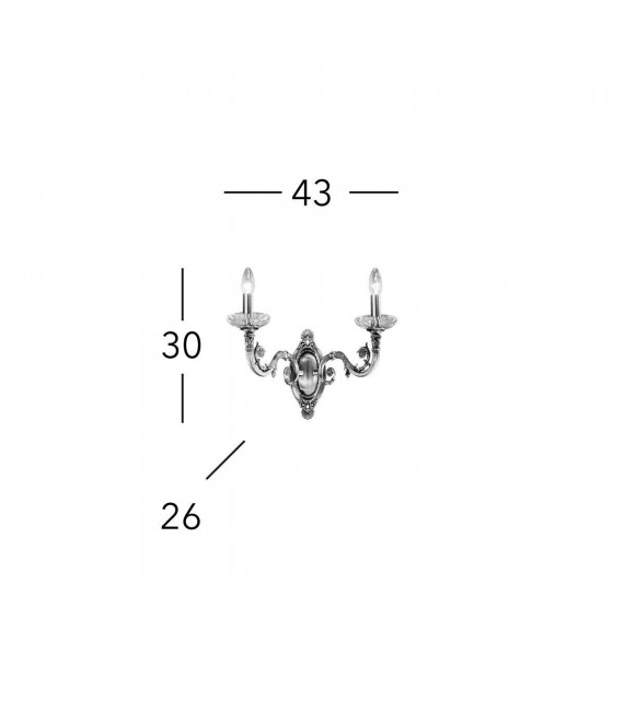 CONTARINI Wall Light 2 lights - 4