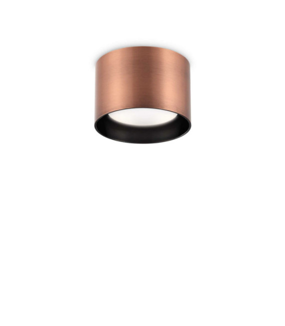 Lámpara de techo de cobre y metal con púas
