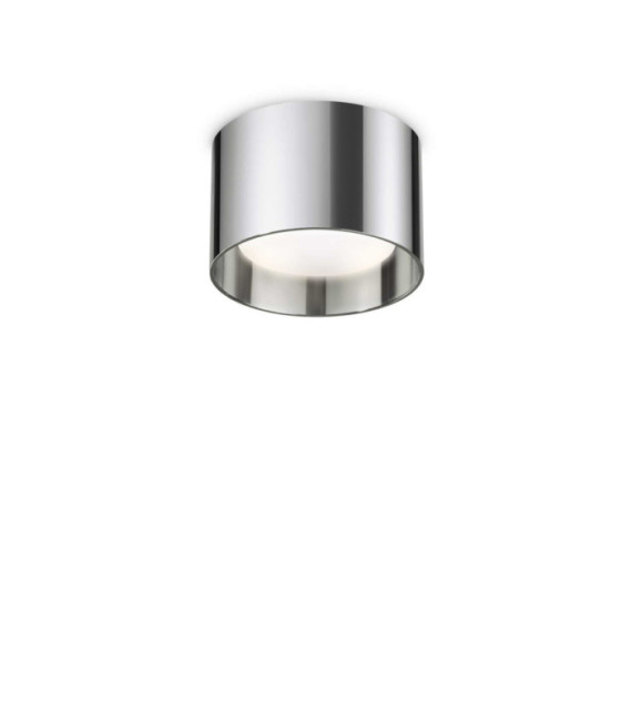 Lampada da soffitto Spike in metallo cromato