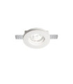 Downlight encastré Samba Gypse Blanc